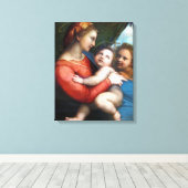 Madonna della Tenda - Raphael - c1513 Leinwanddruck (Insitu (Holzboden))