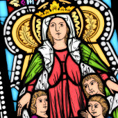 Madonna der Barmherzigkeit Kunstprint Poster