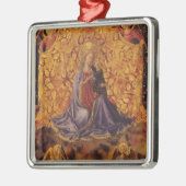 Madonna der Bescheidenheit mit Christuskind und Silbernes Ornament (Links)