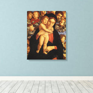 Madonna der Cherubim von Andrea Mantegna Leinwanddruck