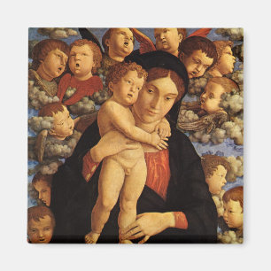 Madonna der Cherubim von Andrea Mantegna Magnet