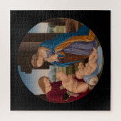 Madonna, der das Kind mit dem Säuglings-Heiligen Puzzle (Vertikal)