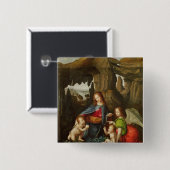 Madonna der Felsen Button (Vorne & Hinten)