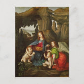 Madonna der Felsen Postkarte (Vorderseite)