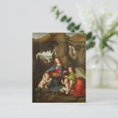 Madonna der Felsen Postkarte (Stehend Vorderseite)