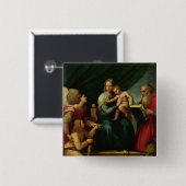 Madonna der Fische c.1513 Button (Vorne & Hinten)
