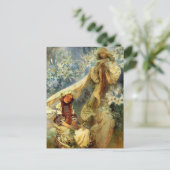 Madonna der Lilien 1905 Postkarte (Stehend Vorderseite)