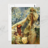 Madonna der Lilien 1905 Postkarte (Vorne/Hinten)