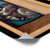 Madonna der Muscheln ART PRINT - gotische Triptych Poster (Ecke)