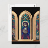 "Madonna der Muscheln" Postkarte (Vorne/Hinten)