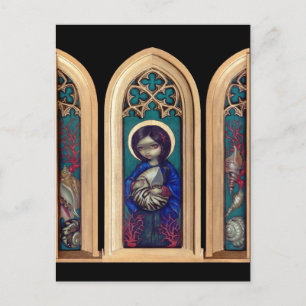 "Madonna der Muscheln" Postkarte