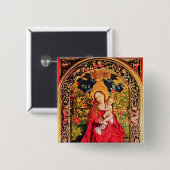 MADONNA DER ROSE BOWER BUTTON (Vorne & Hinten)