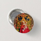 MADONNA DER ROSE BOWER BUTTON (Vorne & Hinten)
