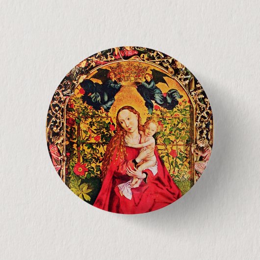 MADONNA DER ROSE BOWER BUTTON (Vorderseite)