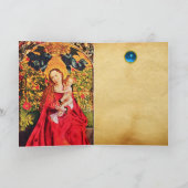 MADONNA DER ROSE BOWER FEIERTAGSKARTE (Innenseite)