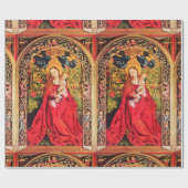 MADONNA DER ROSE BOWER GESCHENKPAPIER (Flach)