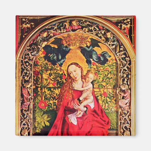 MADONNA DER ROSE BOWER MAGNET (Vorne)