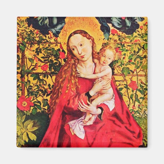 MADONNA DER ROSE BOWER MAGNET (Vorne)