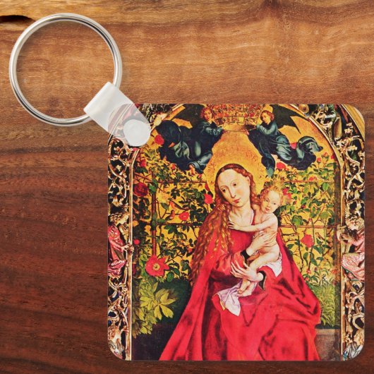 MADONNA DER ROSE BOWER SCHLÜSSELANHÄNGER (Vorderseite)