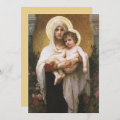 Madonna der Rose von Bouguereau (Vorne/Hinten)