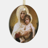 Madonna der Rose von Bouguereau Keramikornament (Rechts)