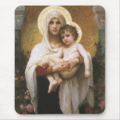 Madonna der Rose von Bouguereau Mousepad (Vorne)