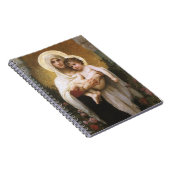 Madonna der Rose von Bouguereau Notizblock (Rechte Seite)