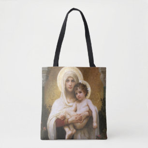 Madonna der Rose von Bouguereau Tasche