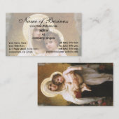 Madonna der Rose von William Adolphe Bouguereau Visitenkarte (Vorne/Hinten)