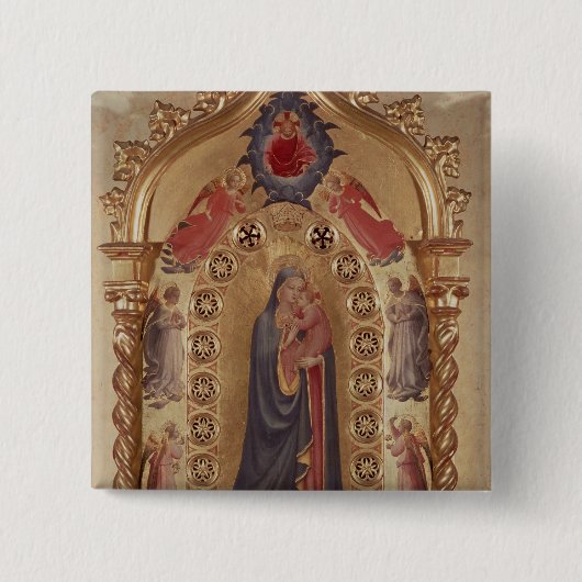 Madonna der Sterne Button (Vorderseite)