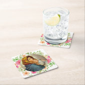 Madonna der Straßen Heilige Maria Madonnina Rechteckiger Pappuntersetzer (Vor Ort)