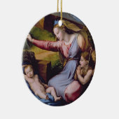 Madonna des blauen Diadem oder Madonna von t Keramikornament (Rechts)