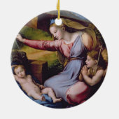 Madonna des blauen Diadem oder Madonna von t Keramikornament (Hinten)
