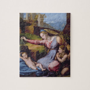 Madonna des blauen Diadem oder Madonna von t Puzzle