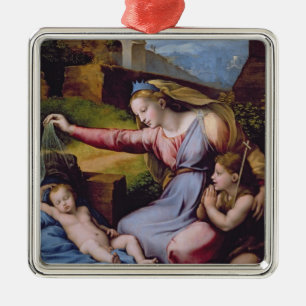 Madonna des blauen Diadem oder Madonna von t Silbernes Ornament