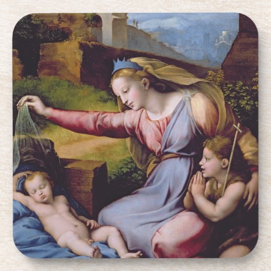 Madonna des blauen Diadem oder Madonna von t Untersetzer (Vorderseite)