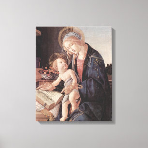 Madonna des Buches - Botticelli - c1480 Leinwanddruck