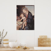 Madonna des Buches - Botticelli - c1480 Poster (Küche)