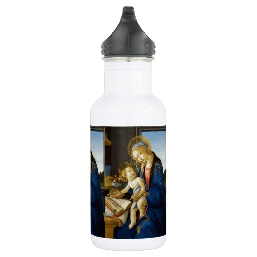 Madonna des Buches durch Botticelli Edelstahlflasche (Rechts)
