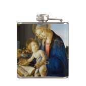 Madonna des Buches durch Botticelli Flachmann (Rückseite)
