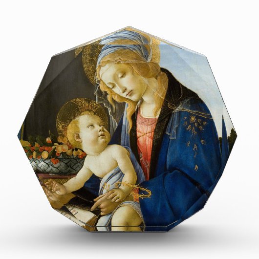 Madonna des Buches durch Botticelli religiös Fotoblock (Vorderseite)