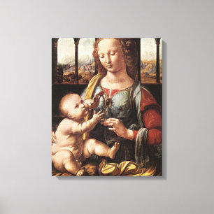 "Madonna des Carnation Leinwanddruck