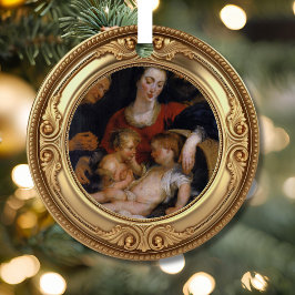 Madonna des Korbes Johannes der Täufer Wurzel Jess Ornament Aus Metall