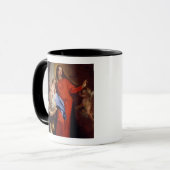 Madonna des Rosenbeetes (Öl auf Leinwand) Tasse (Vorderseite Links)