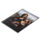 Madonna des Yarnwinder, Leonardo Da Vinci Notizblock (Linke Seite)