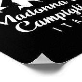 Madonna Di Campiglio Italien Skigebiet Snowb Poster (Ecke)