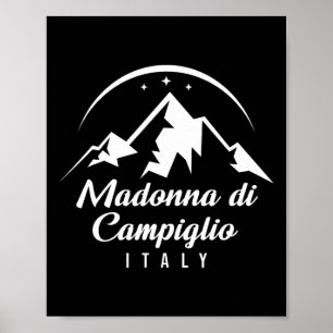 Madonna Di Campiglio Italien Skigebiet Snowb Poster