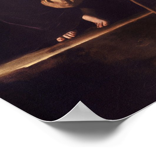 Madonna di Loreto-Caravaggio Poster (Ecke)