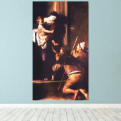 Madonna di Loreto von Caravaggio (c 1604-06) Leinwanddruck (Insitu (Holzboden))