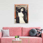 Madonna | Edvard Munch | Leinwanddruck (Insitu (Wohnzimmer))